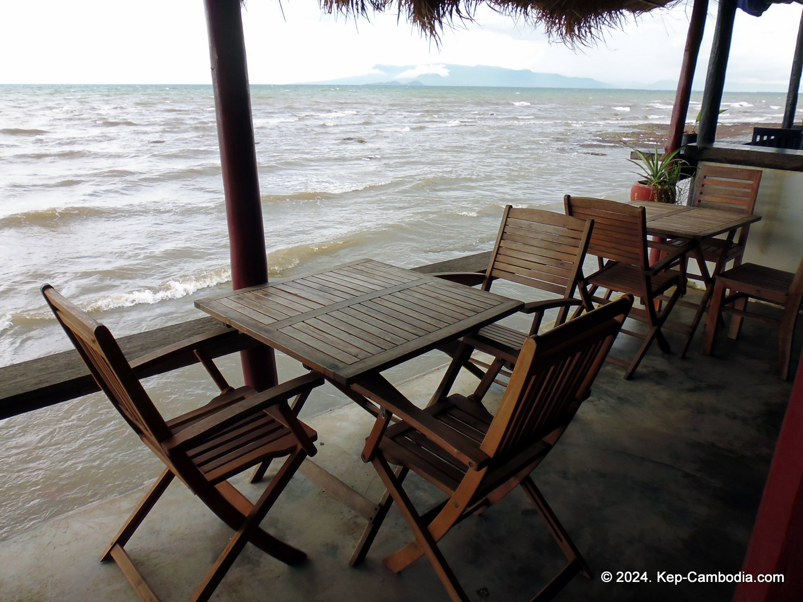 Kep Crab Market in Kep, Cambodia.