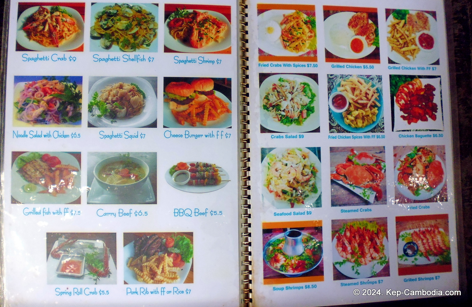 Kep Crab Market in Kep, Cambodia.