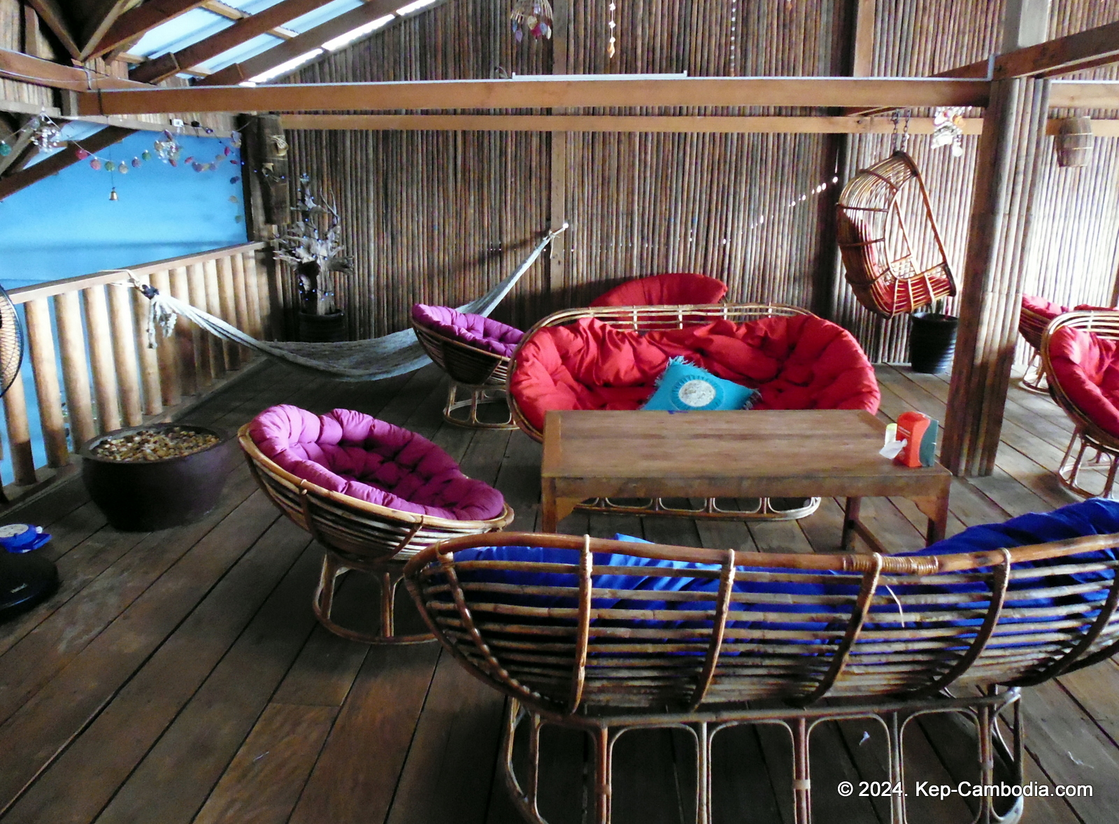 Kep Crab Market in Kep, Cambodia.