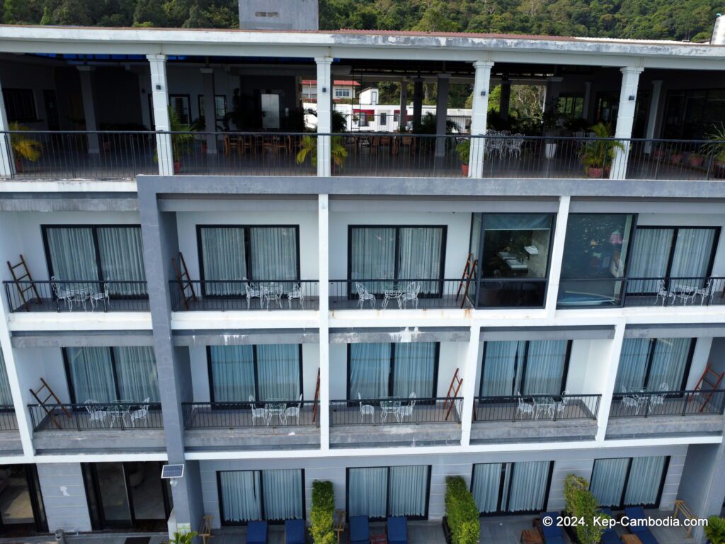 Kep Bay Hotel and Resort in Kep, Cambodia.