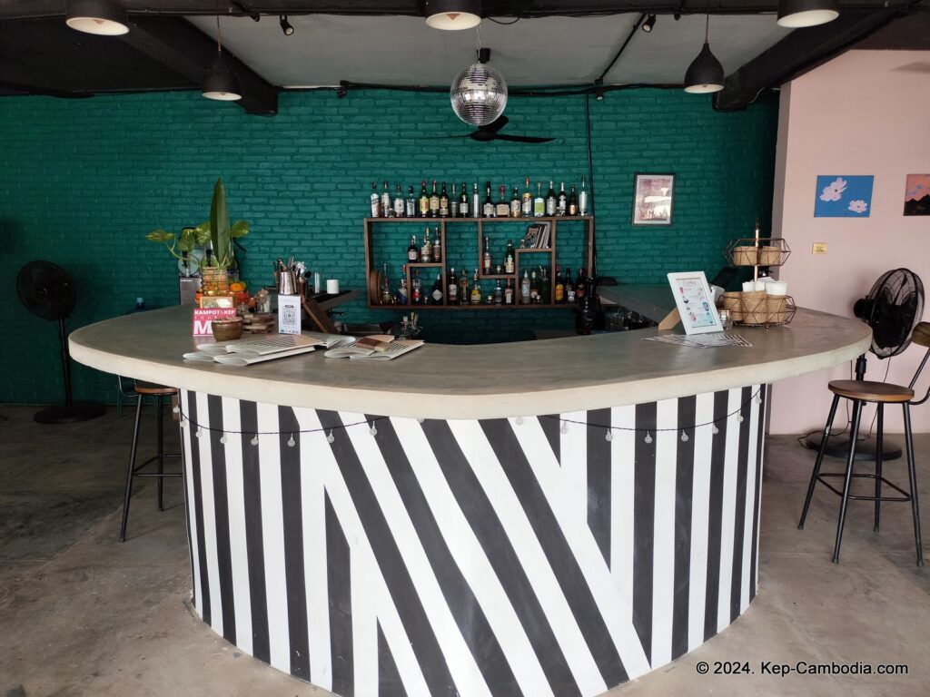 Saravoan Hotel and Restaurant in Kep, Cambodia.