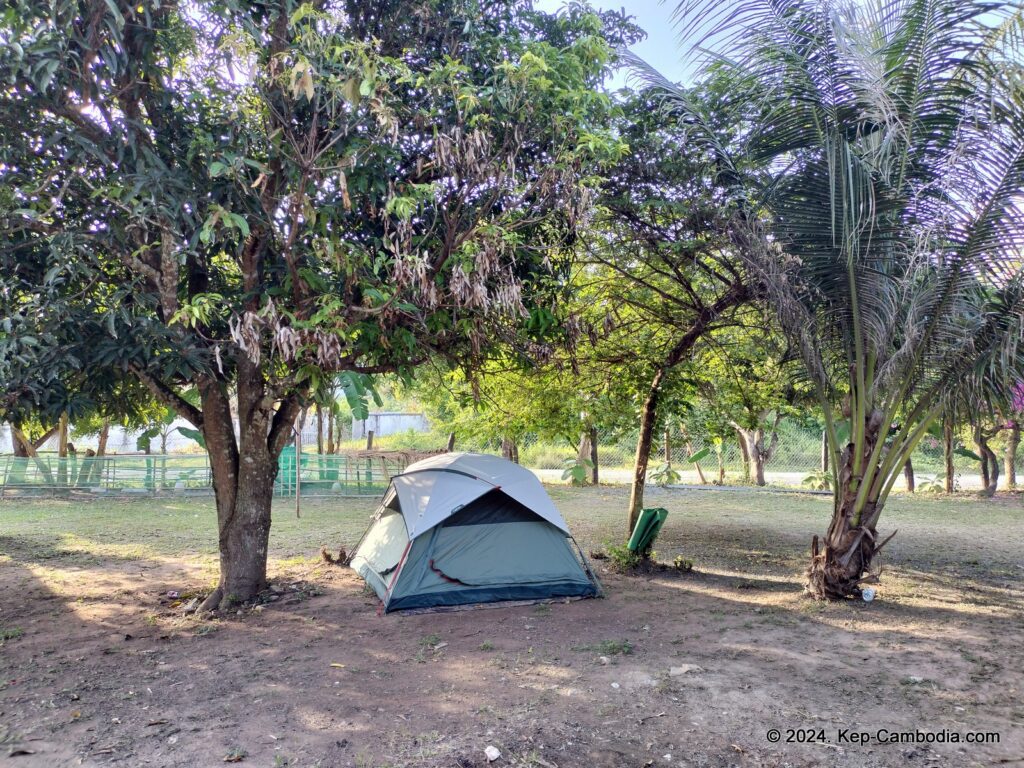 Surya Kep Restaurant and Bungalows in Kep, Cambodia.