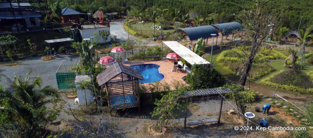 Sovan Kep View Resort in Kep, Cambodia.