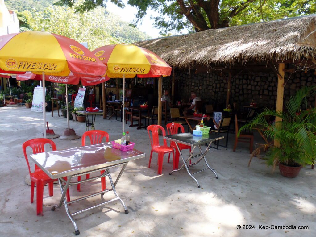 Beachside tacos in Kep, Cambodia