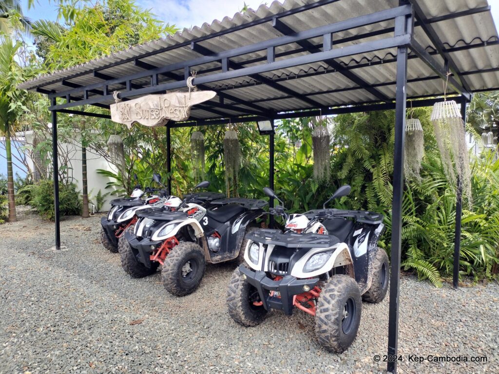 Sunset Resort in Kep, Cambodia.