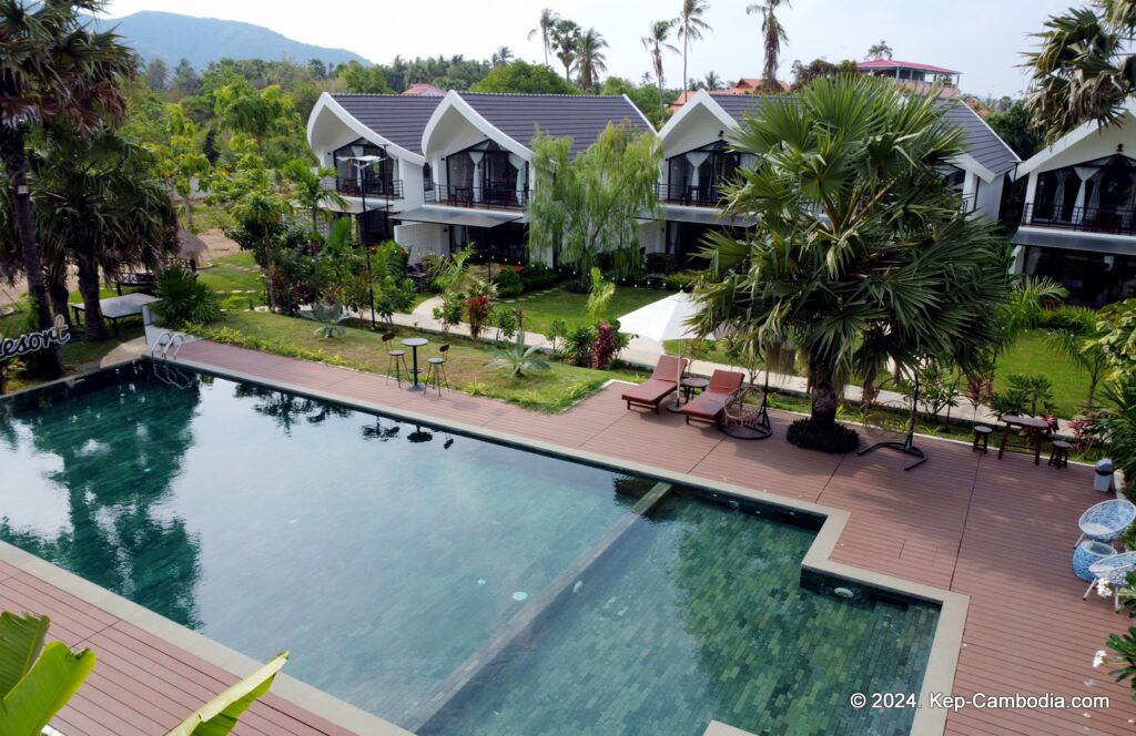Sunset Resort in Kep, Cambodia.