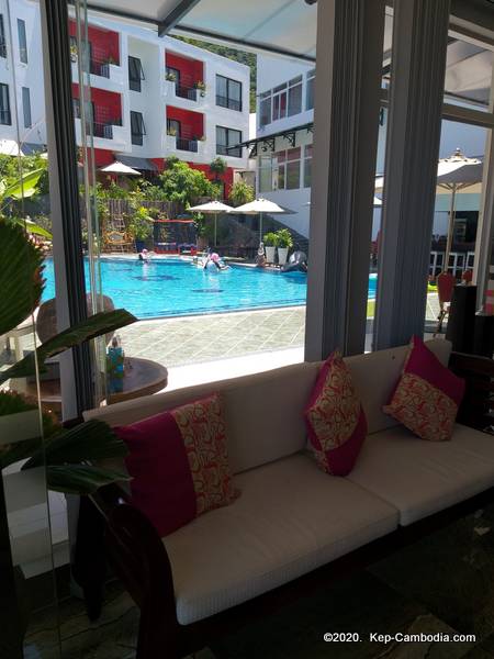 calao kep residence hotel in kep, cambodia.