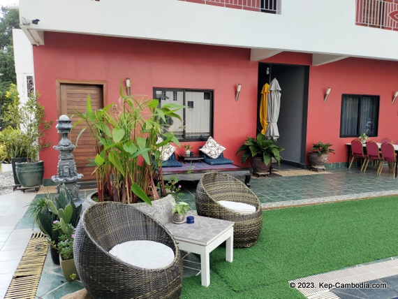 calao kep residence hotel in kep, cambodia.