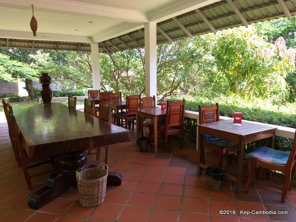 kep bungalows in kep, cambodia