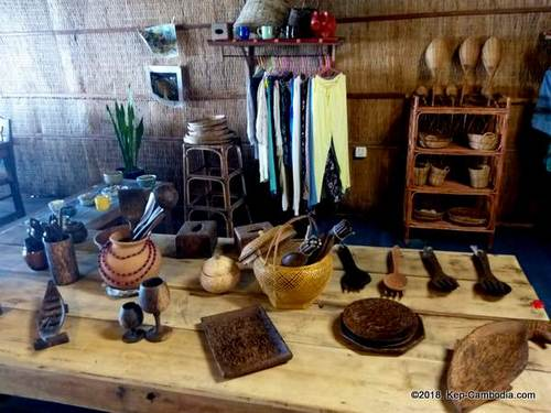 khmer hands arts cafe in kep, cambodia