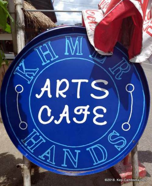 khmer hands arts cafe in kep, cambodia