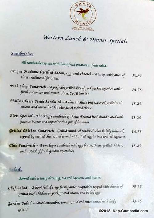 khmer hands arts cafe in kep, cambodia