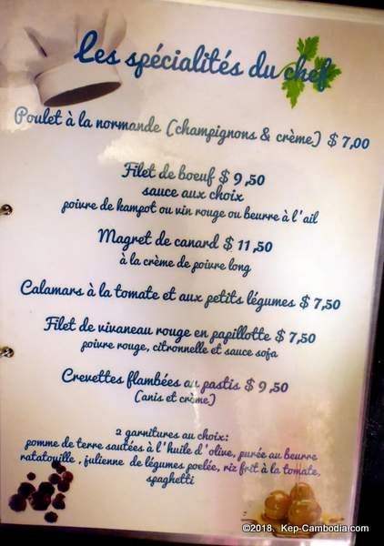 cote de la plage hotel and restaurant in kep, cambodia