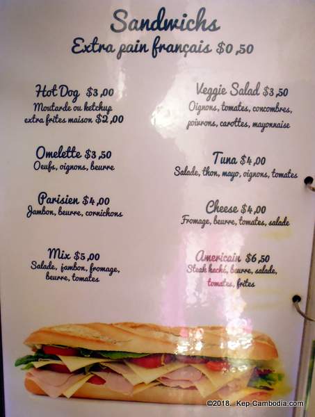 cote de la plage hotel and restaurant in kep, cambodia