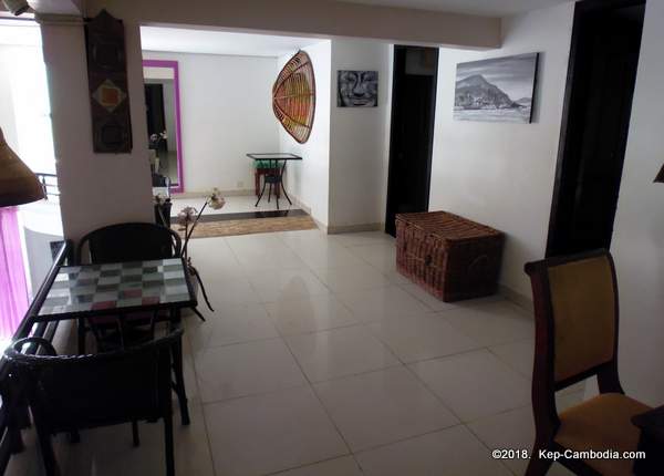 cote de la plage hotel and restaurant in kep, cambodia