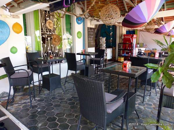 cote de la plage hotel and restaurant in kep, cambodia