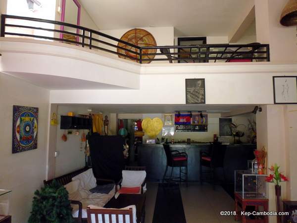 cote de la plage hotel and restaurant in kep, cambodia