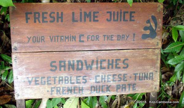 Led Zep Cafe in Kep, Cambodia.