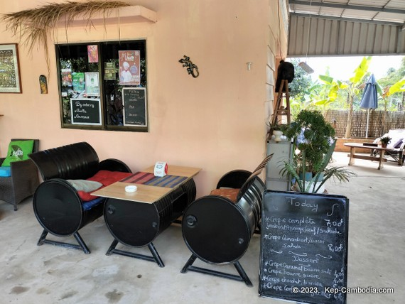 Les Papilles Enchantees in kep, cambodia