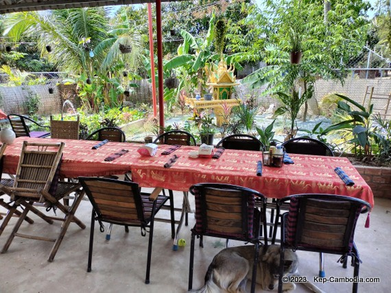 Les Papilles Enchantees in kep, cambodia