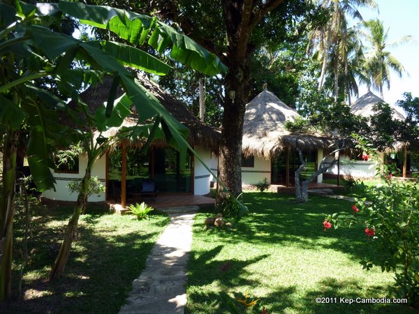 malibu bungalows in kep, cambodia