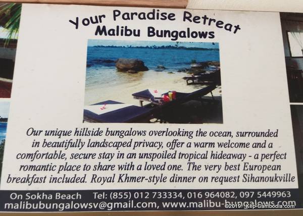 malibu bungalows in kep, cambodia