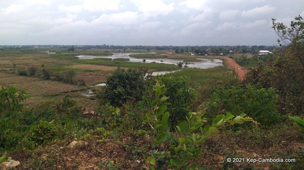 wat num bone buddhist temple in kep, cambodia