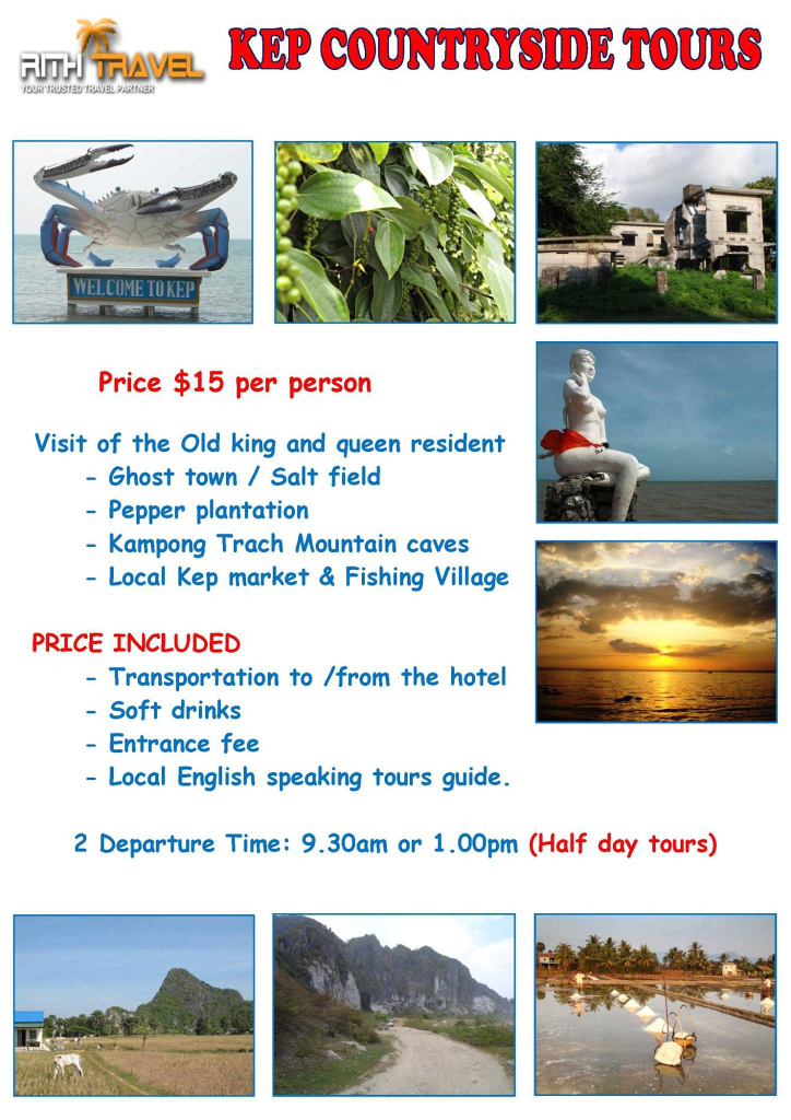 rith travel and tours in kep, cambodia