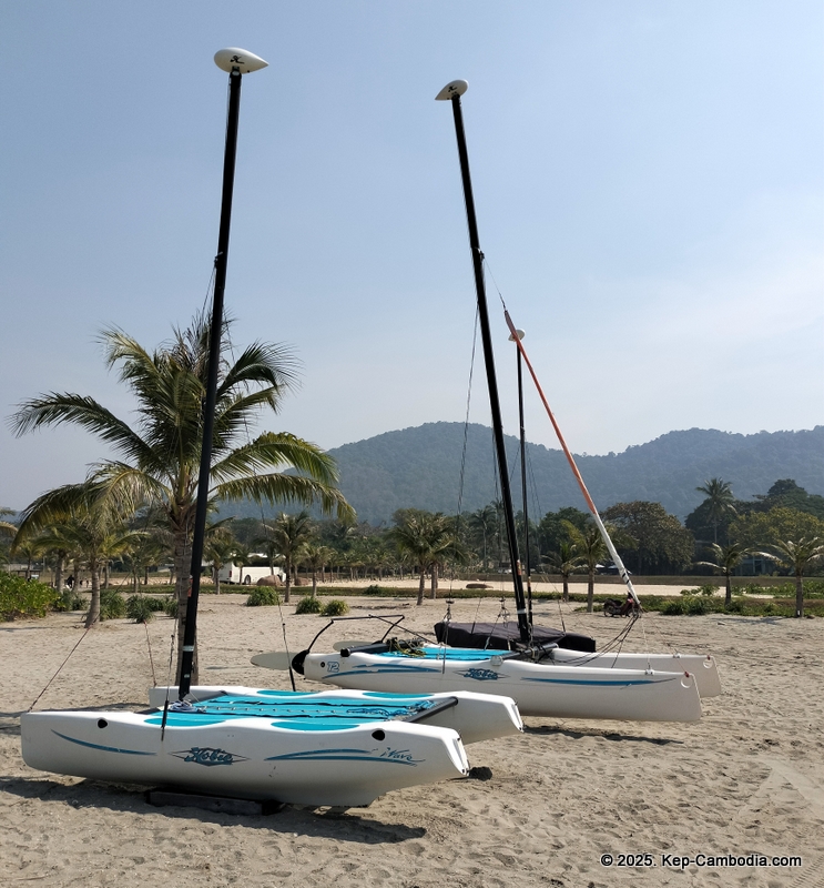sailing club at kep west in kep, cambodia
