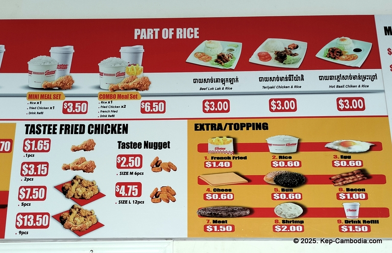 Kep Crab Market in Cambodia.