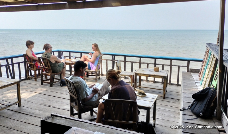 Kep Crab Market in Cambodia.