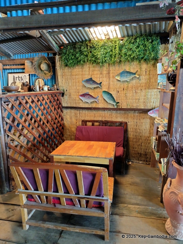 khmer hands arts cafe in kep, cambodia