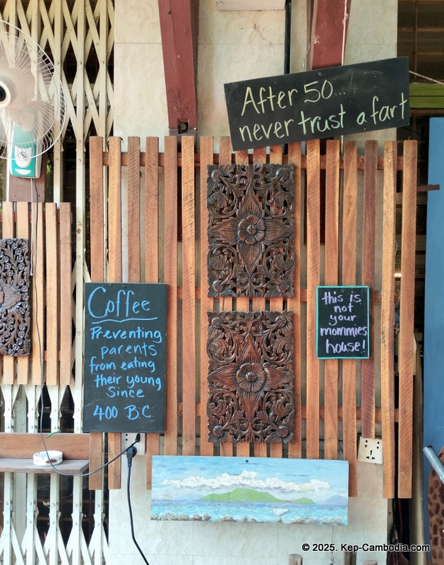 kep coffee in kep, cambodia