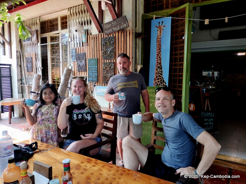 kep coffee in kep, cambodia