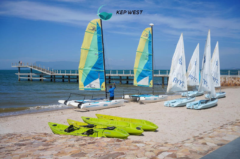 sailing club at kep west in kep, cambodia
