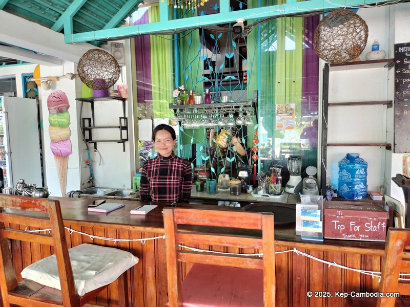 cote de la plage hotel and restaurant in kep, cambodia
