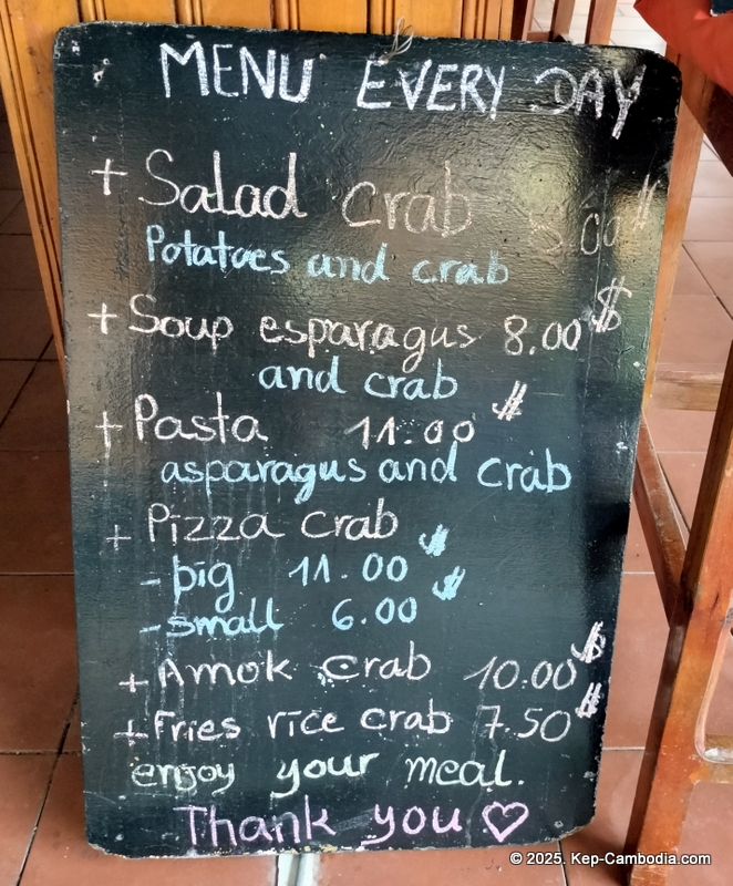 cote de la plage hotel and restaurant in kep, cambodia