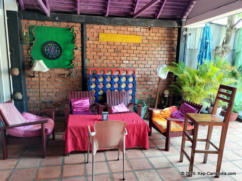 cote de la plage hotel and restaurant in kep, cambodia