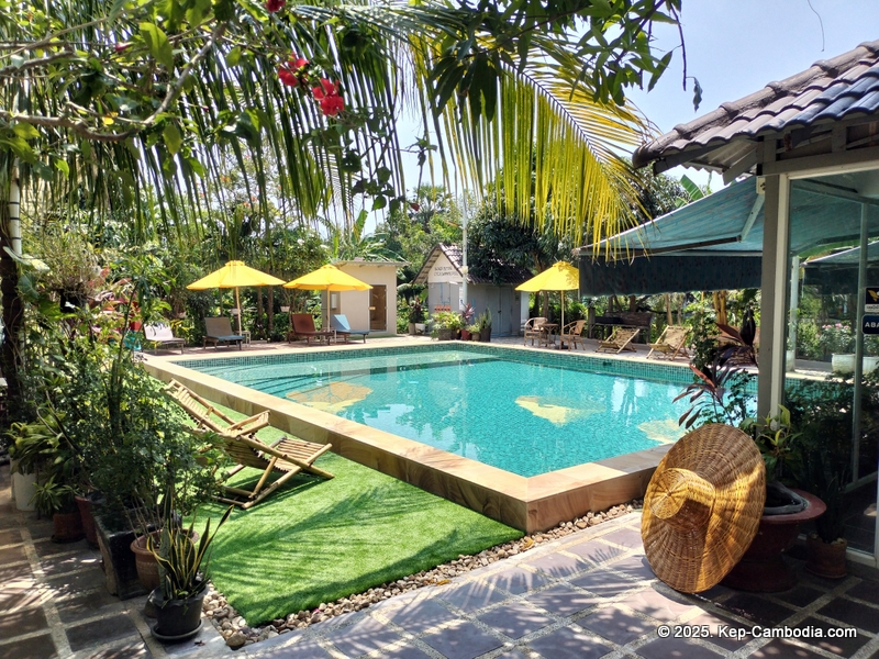 Sanssouci Kep Bugalows in Cambodia.