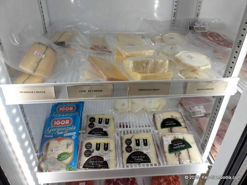 Deli's Restaurant in Kep, Cambodia