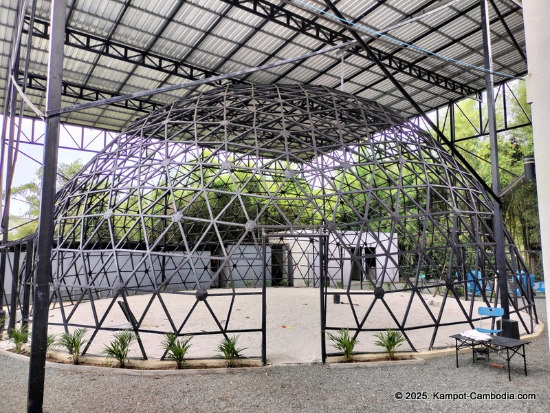 Adventure Dome in Kep, Cambodia.