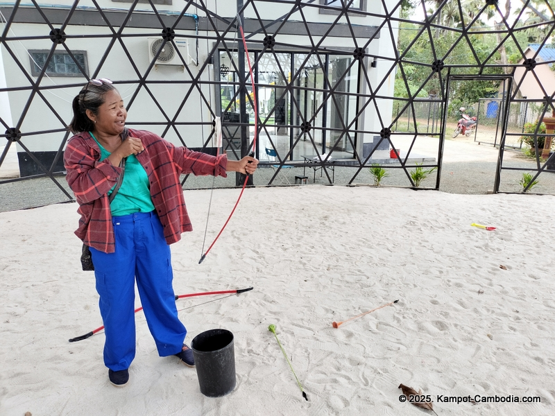 Adventure Dome in Kep, Cambodia.