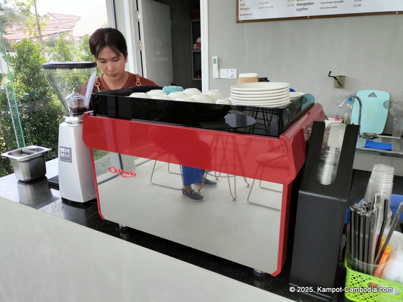 Relax cafe & restaurant in kep, cambodia