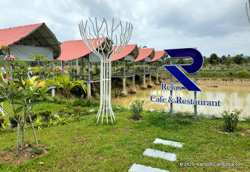 Relax cafe & restaurant in kep, cambodia