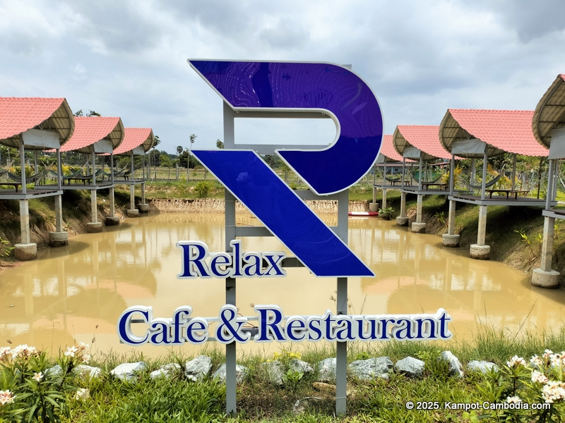 Relax cafe & restaurant in kep, cambodia