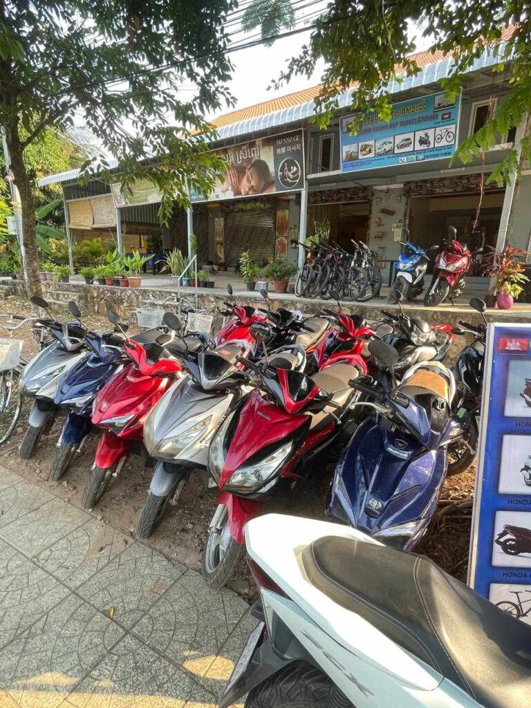 Oudom Panha Kep Travel & Tours. Kep Motorbike and bicycle rental in Kep, Cambodia.