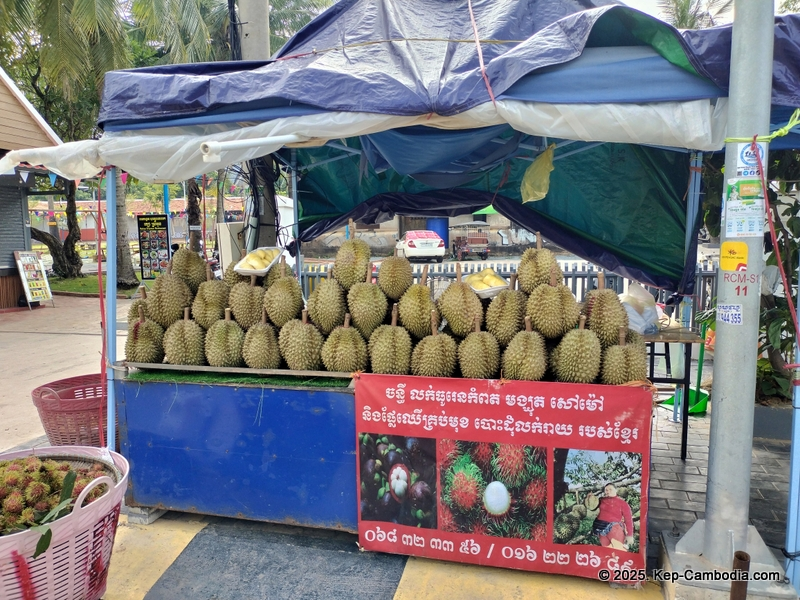 Kep Crab Market in Cambodia.