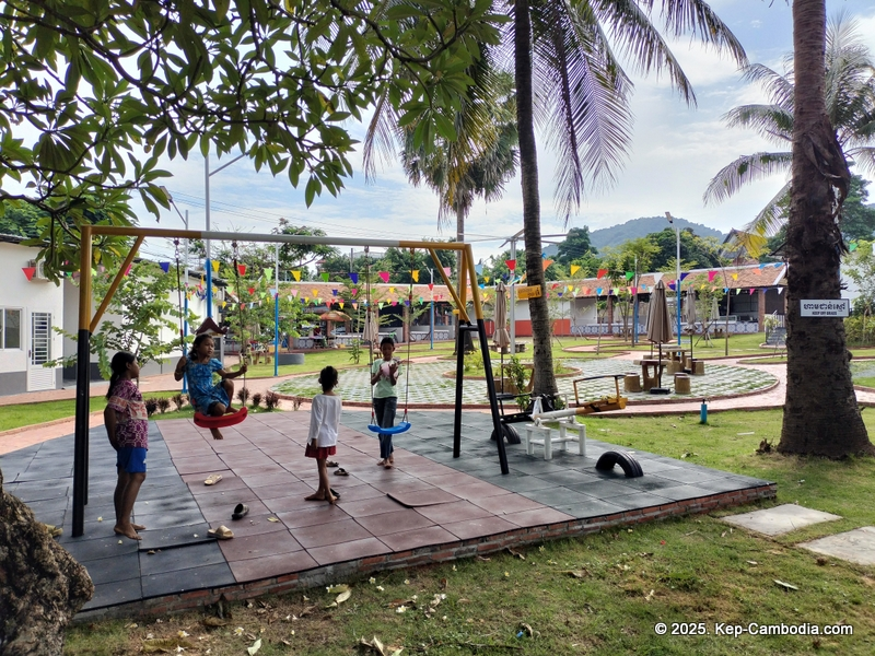 Kep Crab Market in Cambodia.