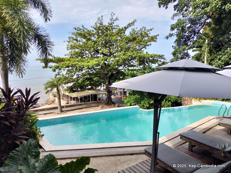 Saravoan Hotel and Restaurant in Kep, Cambodia.