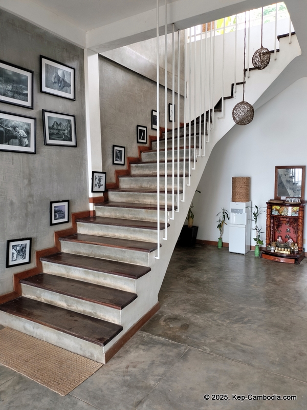 Saravoan Hotel and Restaurant in Kep, Cambodia.